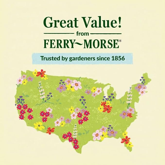 Ferry-Morse Gulf Coast-Caribbean Mix Bulk Wildflower Seeds, 1lb