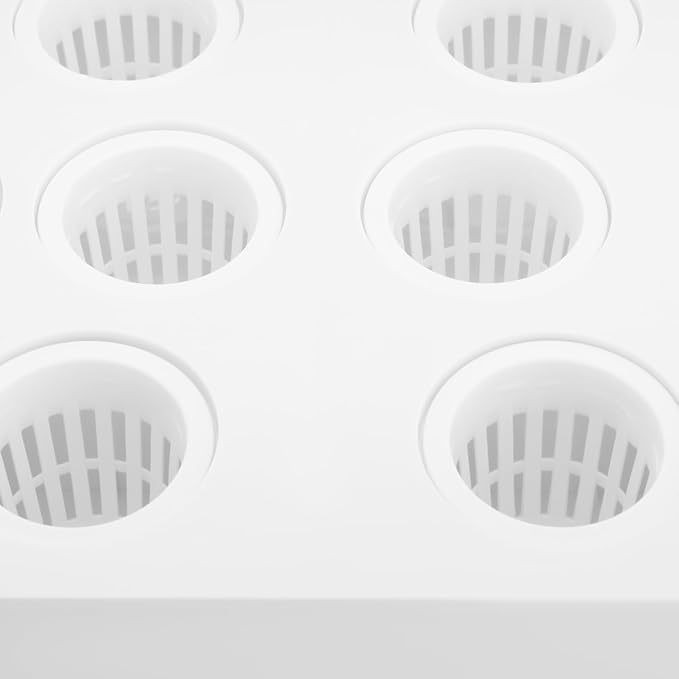 4-Tier Hydroponic Growing Tower Hydroponics Growing System Kit Indoor Outdoor Gardening System with 8.45-Gallon Water Tank & LED Vertical Garden Planter Kits for Homes, Commercial, Botanical Gardens