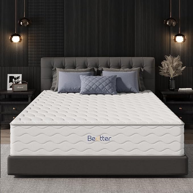 14 Inch Queen Hybrid Mattress, 7-Zone Green Tea & Charcoal Cooling Gel Memory Foam Mattress in a box,Pocketed Springs for Isolate Motion, Pressure Relief, CertiPUR-US Certified, Support Comfort