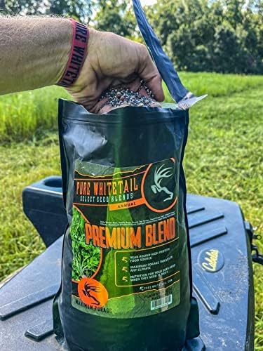 Premium Blend | Select Seed Blends | Food Plot Seeds for Deer | Perennial | All Season High Protein Deer Feeder | Clover Seeds, Winter Peas, & More | Plants 1/4 Acre | 5 lb Bag
