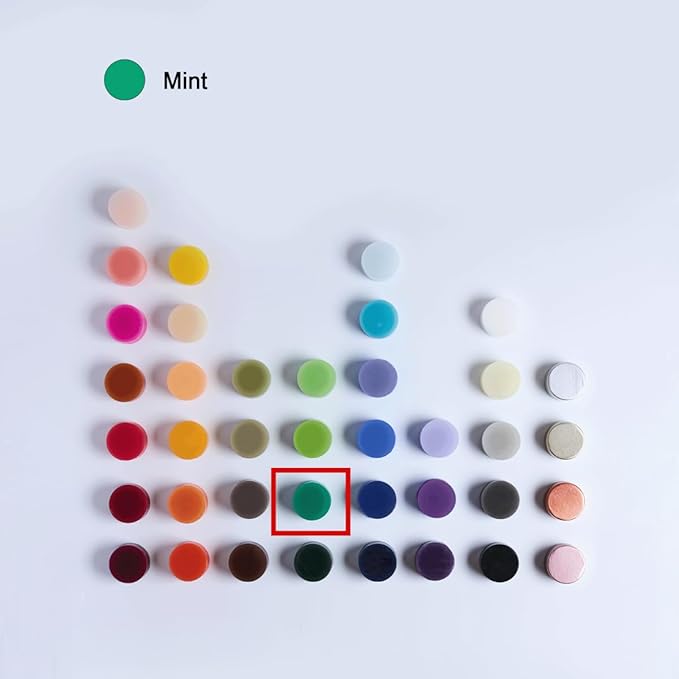 MOZEAL Hand-Poured, 3 Inch Mint Green Round Ball Candles - Elegant Mint Green Round Pillar Candles Set of 3, Dripless, Unscented, Smokeless, Ideal for Spring Celebrations.