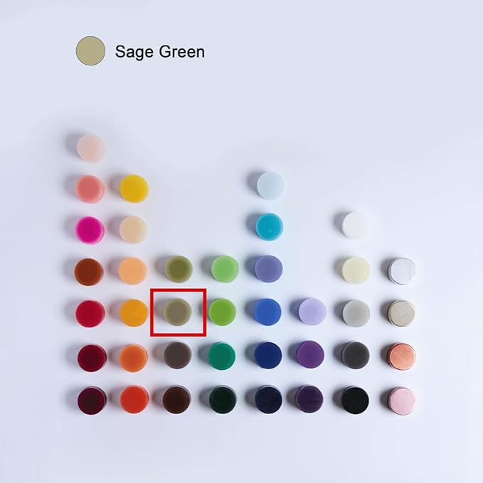 MOZEAL Hand-Poured, 3 Inch Sage Green Round Ball Candles - Elegant Sage Green Round Pillar Candles Set of 3, Dripless, Unscented, Smokeless, Ideal for Spa and Relaxation Themes.