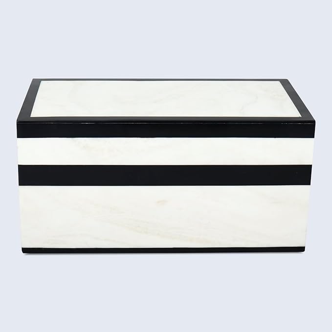 Handicrafts Home Handmade Mono Collection Decorative Jewelry Box Organizer – Keepsakes, Trinkets, and Home Decor – Antique Coffee Table Storage, Memory Box, Farmhouse Style Decor Court, 10x5x5