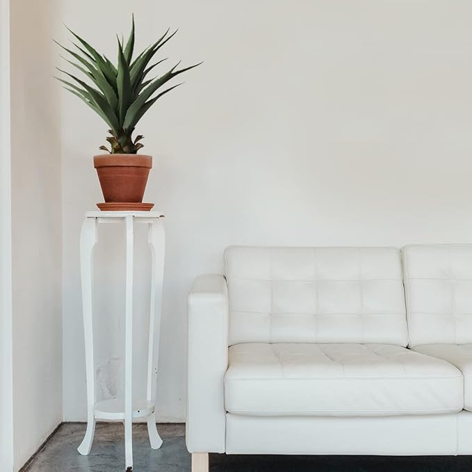 Damomo 27 Inch Sansevieria Feaux Plants Agave Snake Plant Barbed Artificial Fake Green Plastic Sword Potted Greenery Decoration Office/Garden/Indoor