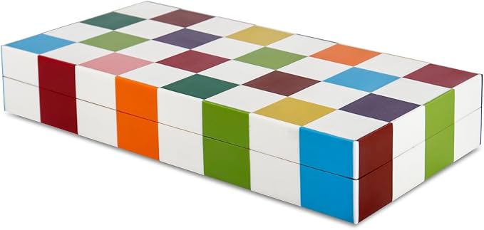 Handicrafts Home Handmade Medley Jester Collection Decorative Jewelry Box Organizer – Keepsakes, Trinkets, and Home Decor – Antique Coffee Table Storage, Memory Box, Farmhouse Style Decor, 12x6x2