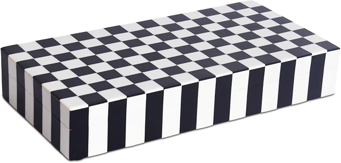 Handicrafts Home Handmade Puzzle Collection Decorative Jewelry Box Organizer – Keepsakes, Trinkets, and Home Decor – Antique Coffee Table Storage, Memory Box, Farmhouse Style Decor Check, 12x6x2