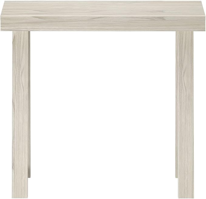 Plank+Beam Solid Wood Console Table, 36 Inch, Sofa Table, Narrow Entryway Table for Hallway, Behind The Couch, Living Room, Foyer, Easy Assembly, Coastal White
