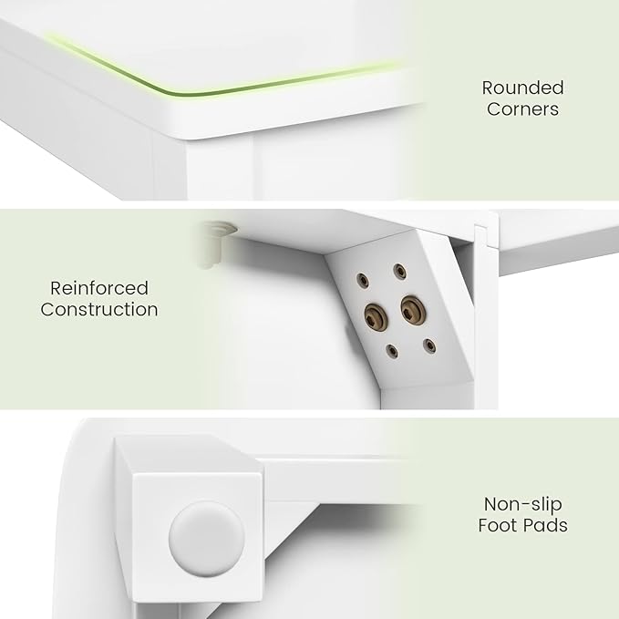 NAFORT Solid Wood Dining Chairs Set of 2, High Ladder Back Kitchen Side Chair with Max Load of 400 Lbs, Farmhouse Dining Room Chairs for Kitchen and Dining, Home Study, Restaurant