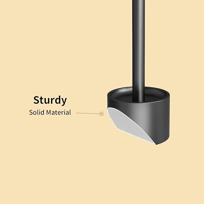 YUMORE 3-Pack Matte Black Tall Candle Holders - Pillar Candle Solid Stainless Steel Stands for Church, Wedding Centerpieces, Dining Table, Mantel Decor, Modern Farmhouse