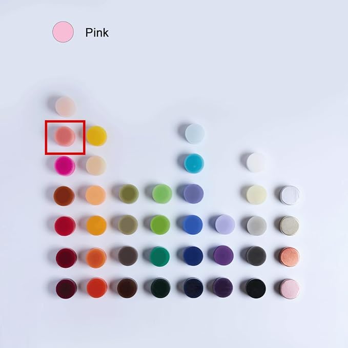 MOZEAL Hand-Poured, 3 Inch Pink Round Ball Candles - Elegant Pink Round Pillar Candles Set of 3, Dripless, Unscented, Smokeless, Ideal for Baby Showers and Valentine's Day.