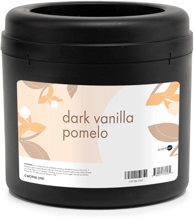 ScentAir Whisper Home Monthly Plug-in Refill, Fragrance Cartridge for Home and Office, Dark Vanilla Pomelo