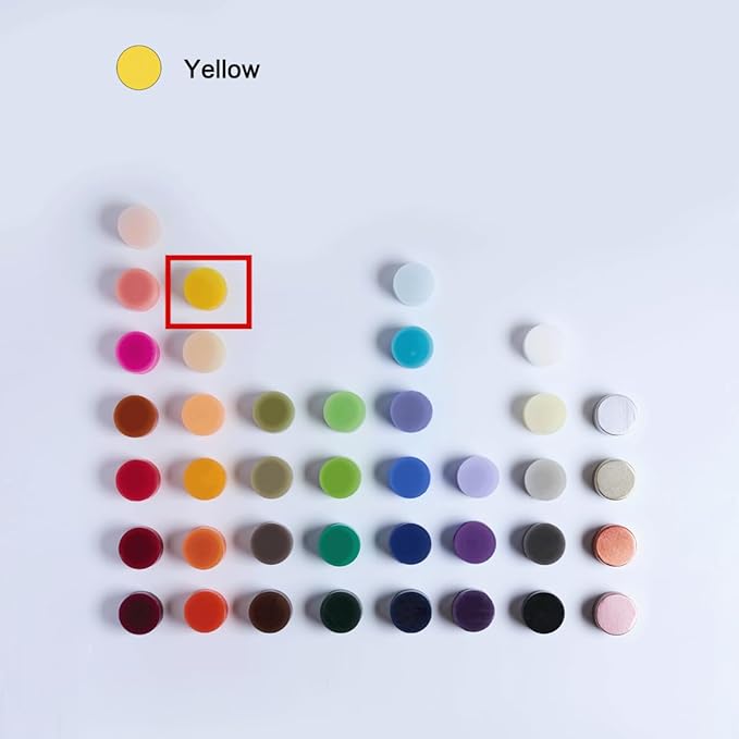 MOZEAL Hand-Poured, 3 Inch Yellow Round Ball Candles - Elegant Yellow Round Pillar Candles Set of 3, Dripless, Unscented, Smokeless, Ideal for Spring and Summer Parties.