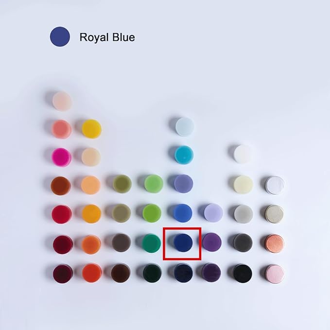 MOZEAL Hand-Poured, 3 Inch Royal Blue Round Ball Candles - Elegant Royal Blue Round Pillar Candles Set of 3, Dripless, Unscented, Smokeless, Ideal for Formal Events.