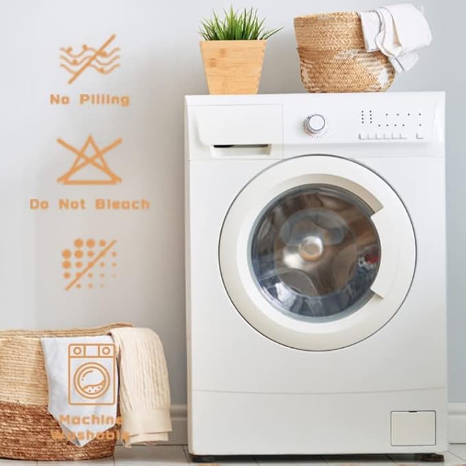 Blagic Knitted Throw Blanket for Couch,Soft Farmhouse Boho Fall Throw Blanket with Tassels,Home Decorative Lightweight Throw Blankets,Beige Throws for Bed/Chair/Sofa, 60" W x 80" L