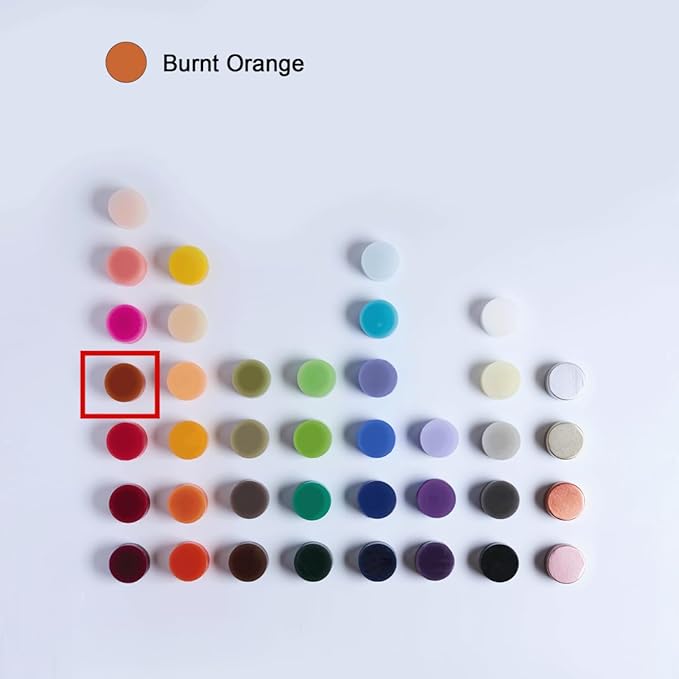 MOZEAL Hand-Poured, 3 Inch Burnt Orange Round Ball Candles - Elegant Burnt Orange Round Pillar Candles Set of 3, Dripless, Unscented, Smokeless, Ideal for Autumn Gatherings.