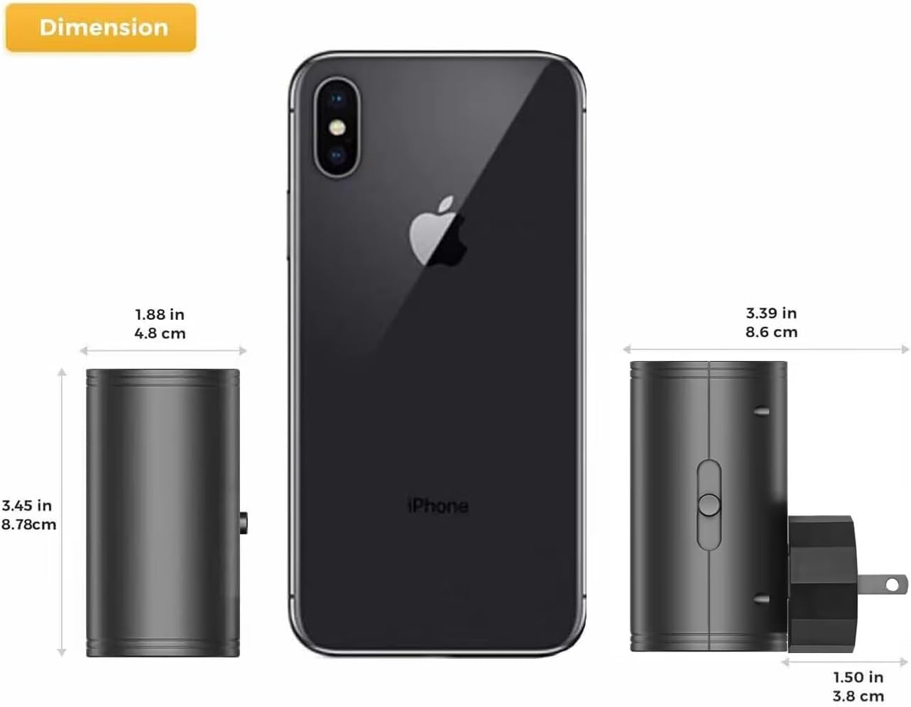 LED Night Light Plug in, Modern Night Lights Plug into Wall, Dusk to Dawn Sensor, 5-300LM Adjustable Brightness,Daylight 5000K,Dimmable Night Lights for Hallway Bedroom Stairway, 2 Pack