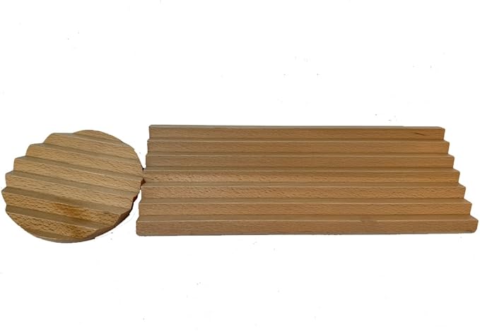 Pen Holder Wave Pen Tray Wooden Desk Organizer,Pencil Holder,Fountain Tray,Pencil Organizer Organizer for Desk (Oak)