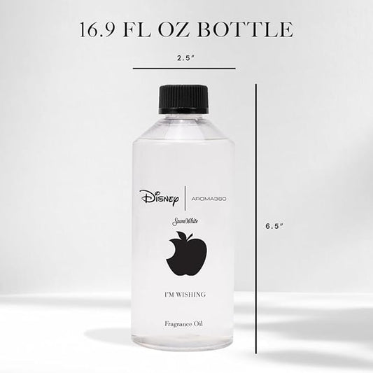 Aroma360 | Disney | I’m Wishing Fragrance Oil Blend | Princess Snow White | Luxury Essential Oil Diffuser | Aromatherapy Scent Diffuser Oil | Orange, Aldehydes & Jasmine 16.9 fl oz, 500mL