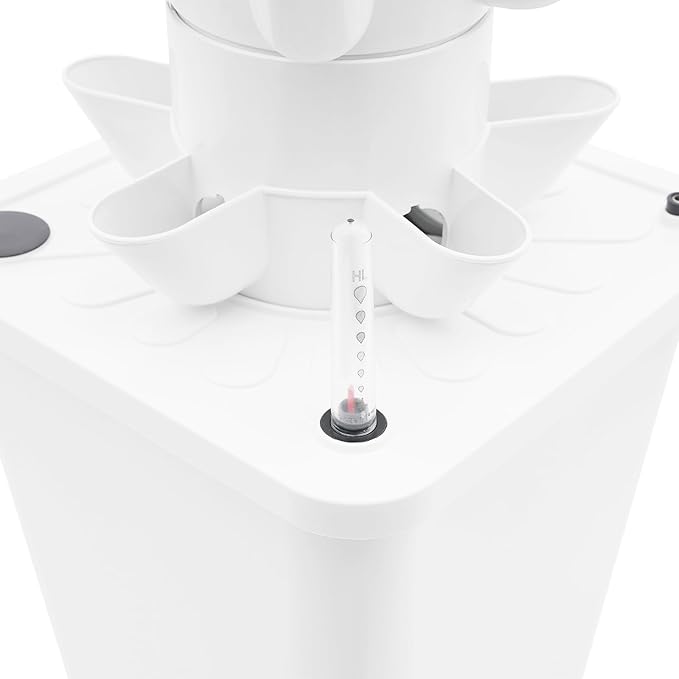 Hydroponics Growing System, 25-Plants Hydroponic Growing Kit Indoor Vertical Tower System Kit with Water Pump & Plug Nursery Germination Kit for Gardening Lover (White)