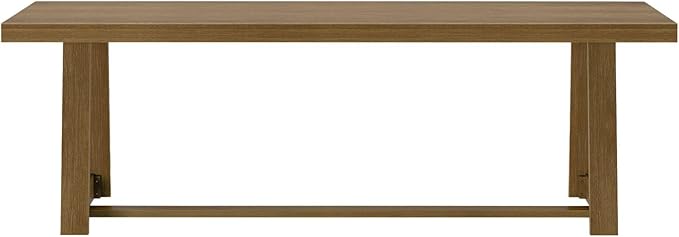 Classic Rectangular Dining Room Table (94in / 2380mm), Pecan Wirebrush