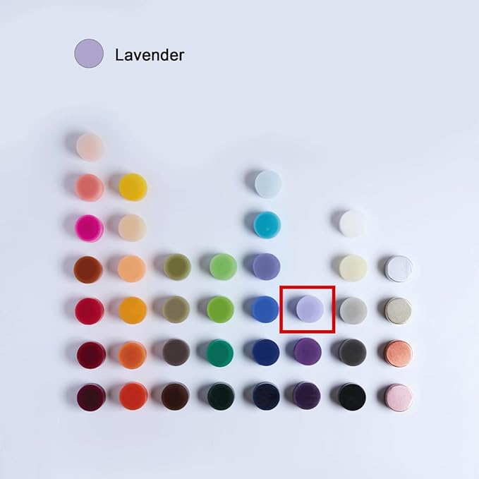 MOZEAL Hand-Poured, 3 Inch Lavender Round Ball Candles - Elegant Lavender Round Pillar Candles Set of 3, Dripless, Unscented, Smokeless, Ideal for Spa and Relaxation Themes.