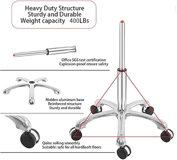 Saddle Stool Chair with Back Rolling Esthetician Seat for Salon Tattoo Shop Spa Facial lash Home Dentist Clinic Esthetician Chair(with Back Support, White)
