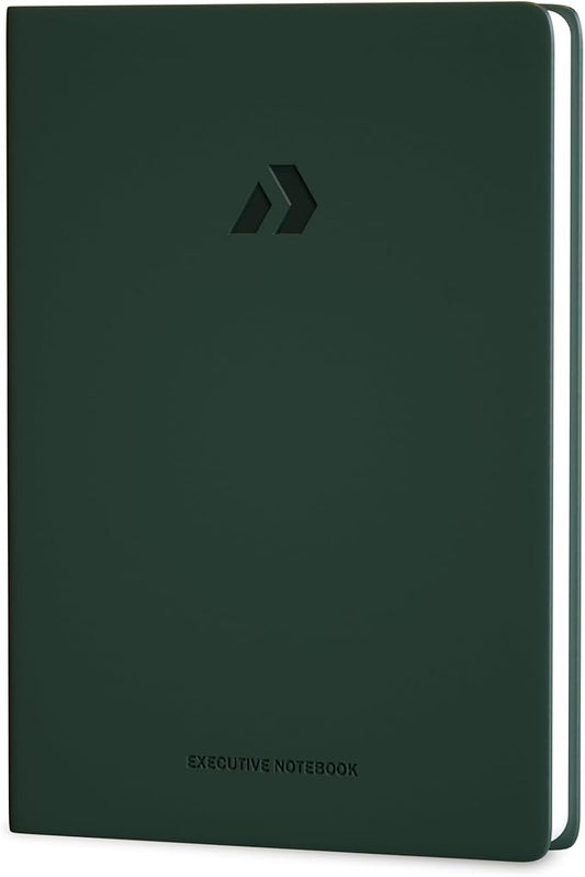 Nextnoid Lined Hardcover Journal Notebook - 120 GSM Thick Paper A5 Notebook Journal for Men 160 Pages - Perfect Journals for Writing, Journaling and Note-Taking (Green,Ruled)