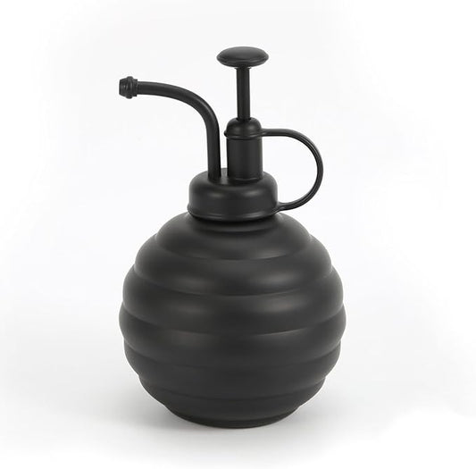 Plant Mister Spray Bottle, 500ml/17oz, Vintage Style Water Sprayer (Black)