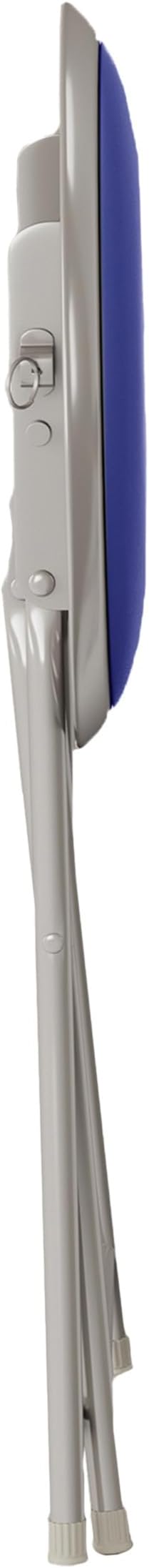 Lavish Home Folding Stool Set - Set of Two 18-Inch Stools with 225lb Capacity for Kitchen, Dorm, or Rec Room - Portable Stools for Adults (Blue)