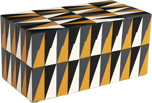 Handicrafts Home Handmade Puzzle Collection Decorative Jewelry Box Organizer – Keepsakes, Trinkets, and Home Decor – Antique Coffee Table Storage, Memory Box, Farmhouse Style Decor Guild, 10x5x5