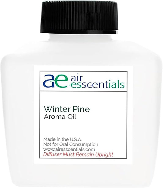 Winter Pine Aroma Oil, Christmas Essential Oil Blend for Diffusers & Scent Machines, Fresh Cut Pine & Fir Tree Fragrance, Cold-Air Diffuser Compatible, 100mL