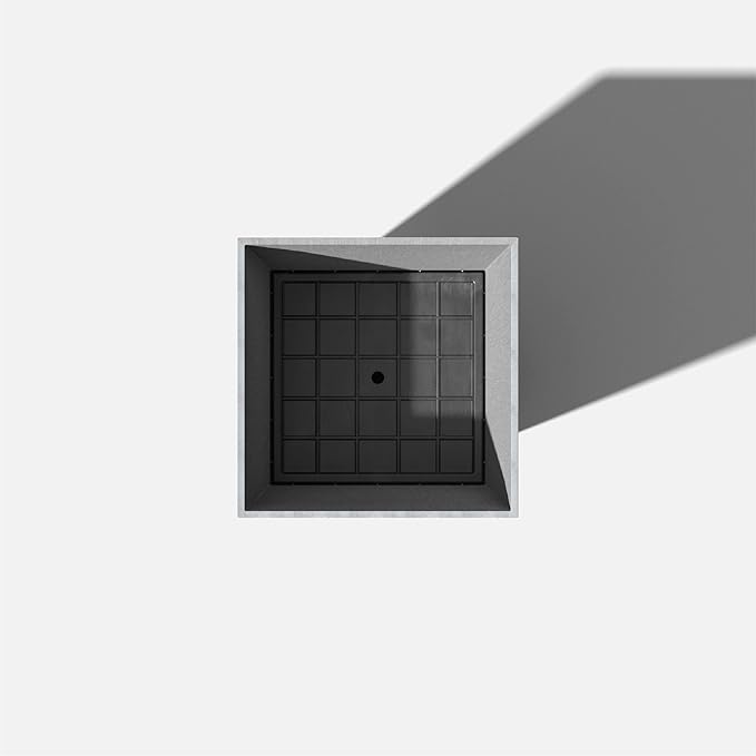 Veradek V-Resin Indoor/Outdoor Taper Planter (Gray, 30 inch - 2 Pack with 2 Saucer Trays)