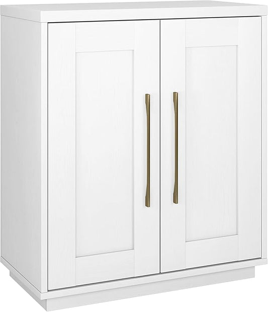 Henn&Hart Tillman Accent Cabinet, 28" Wide, White