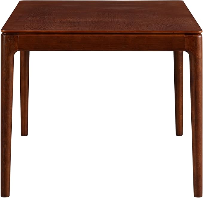 NTC Mingle 55 Inch Modern Design, Rectangular Dinner Table for Dining Room, Living Room Furniture, Effortless Assembly, Dark Walnut