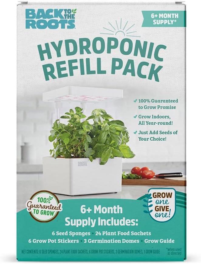 Back to the Roots 33006 Hydroponic Grow Kit Refill Pack