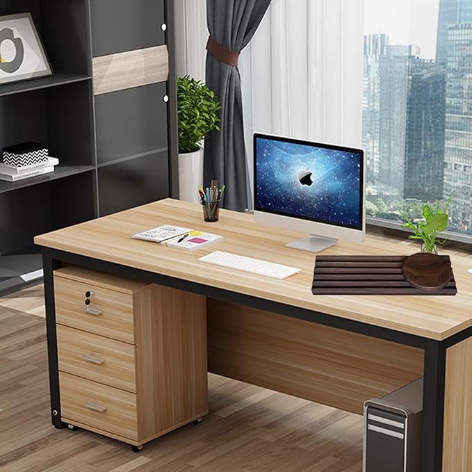 Pen Holder Wave Pen Tray Wooden Desk Organizer,Pencil Holder,Fountain Tray,Pencil Organizer for Desk (Walnut)