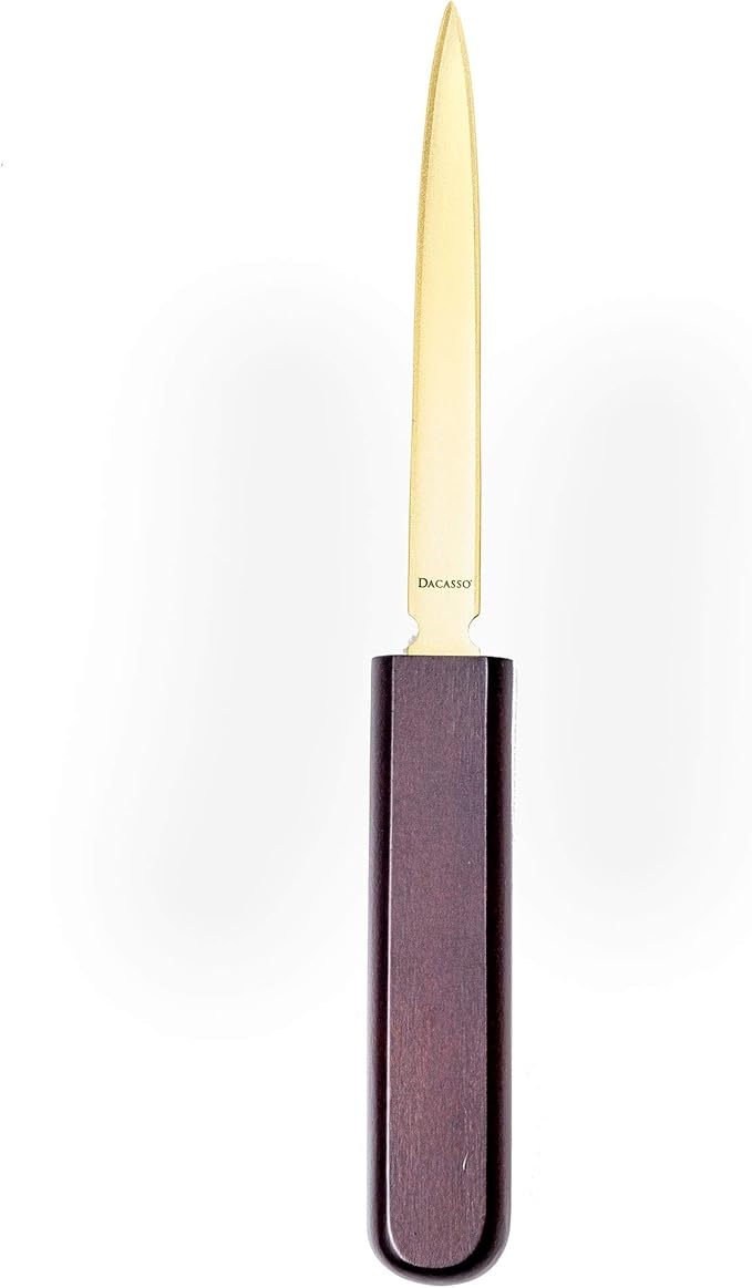 Dacasso Wood & Leather Desk Set - Luxury Leather Desk Pad & Desk Organization Essentials (Walnut and Black, 7 Piece)