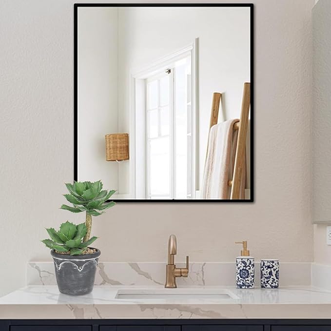 Hollyone Large Artificial Succulent Plants Fake Two-Head Succulent Agave Plant Potted 13" Faux Plant in Vintage Cement Pot Succulent Aloe Plant Indoor for Home Office Living Room Table Shelf Decor