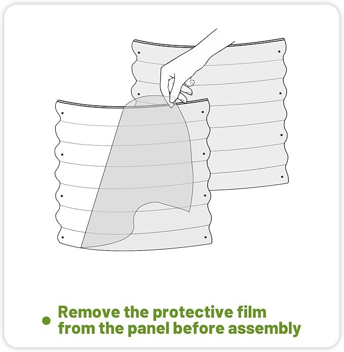 SnugNiture 6x3x1ft Raised Garden Bed Kit, Outdoor Oval Metal Garden Planter, Ground Planter Box for Gardening Vegetables Flowers, Brown