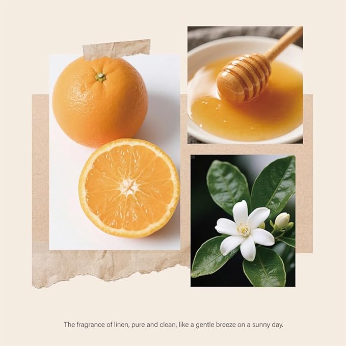 Citrus Reed Diffuser – Bright and Zesty Home Fragrance, Water-Based Long-Lasting Scent for Kitchen, Entryway, or Office