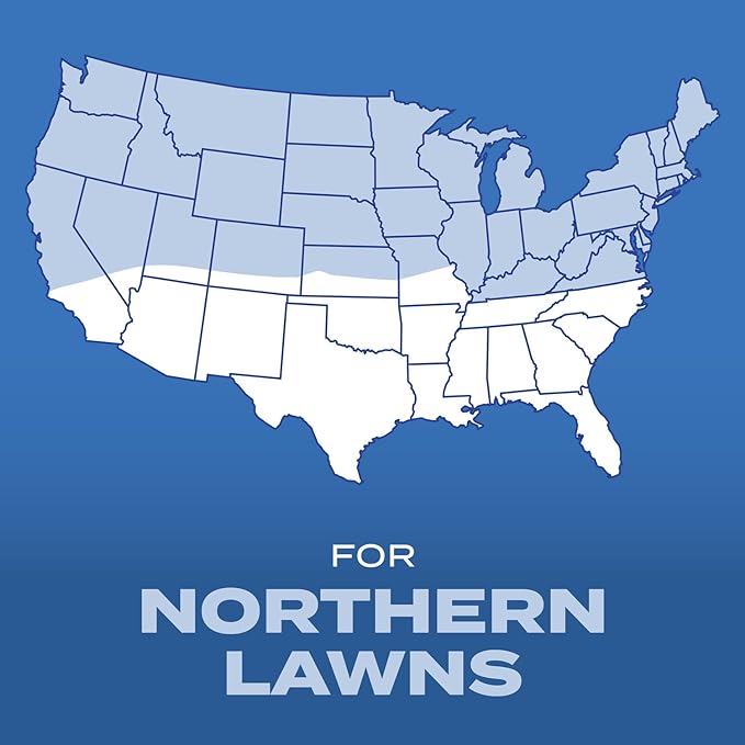 Scotts Turf Builder Grass Seed Sun & Shade Mix with Fertilizer and Soil Improver, Thrives in Many Conditions, 2.4 lbs.