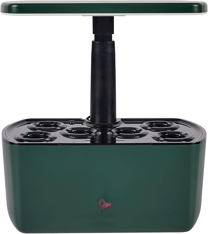 AeroGarden Harvest Lite, Indoor Garden Hydroponic System with LED Grow Light, Holds up to 6 AeroGarden Pods, Green