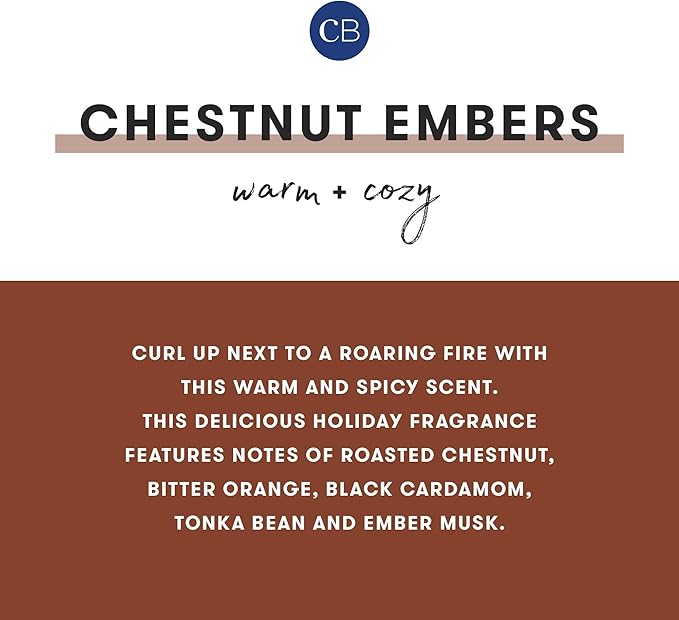 Capri Blue Pura Diffuser Refills – Luxury Home Fragrance – Long Lasting Oil Diffuser Scents with Notes of Roasted Chestnut, Bitter Orange & Black Cardamom (Chestnut Embers, Pack of 2 Pura Refills)