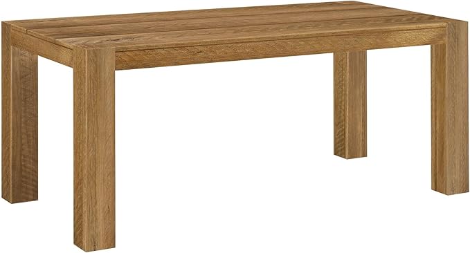 Plank+Beam Camden, Farmhouse Dining Table, 72", Solid Wood Dining Table for 6-8, Rustic Table for Dining Room and Kitchen, Natural Wood Grain, Rustic Honey