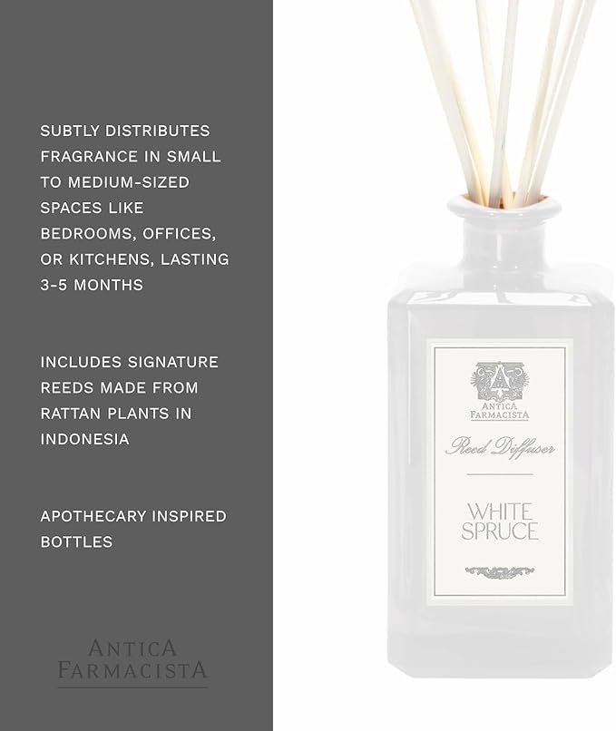 Antica Farmacista Home Ambiance Diffuser,White Spruce,10.8 Fl Oz