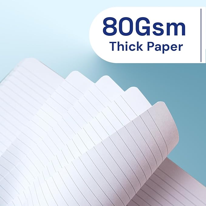 A5 Lined Journal Notebook, 7mm College Ruled Notepad, Journaling for Writing, Work, School, Travel and Note Taking, Hardcover 160 Pages (80 Sheets) 5.79 x 8.3 inches (3 Pack Midnight Green)