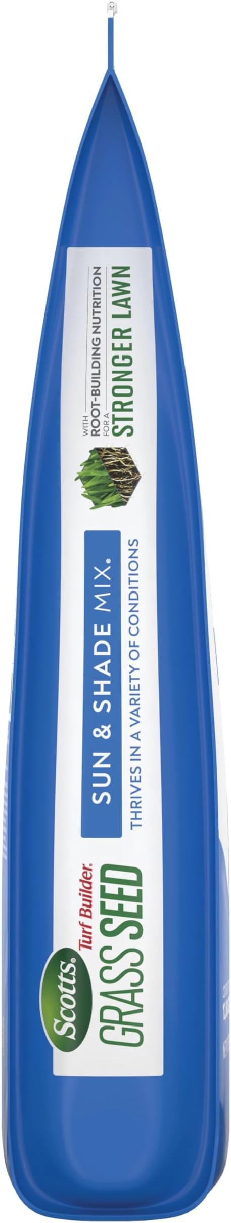 Scotts Turf Builder Grass Seed Sun and Shade Mix with Fertilizer and Soil Improver, Thrives in Many Conditions, 32 lbs.