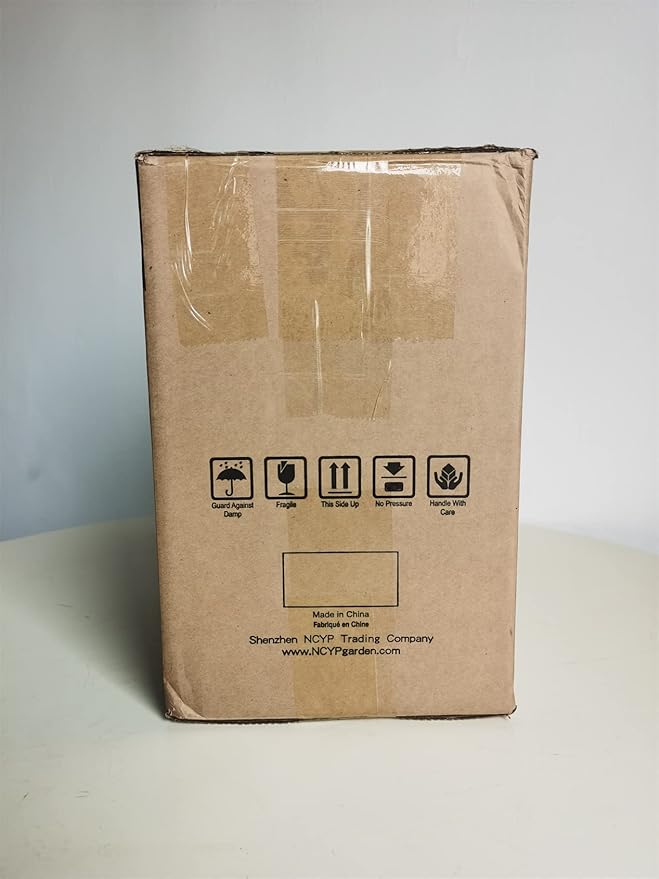 NCYP Geometric Glass Terrarium Planter for Succulent, Small Cacti, Black Irregular Opened Container Pot, Indoor Home Garden Office Tabletop Decor, 6.5" x 5.7" x 9.8" (No Plants, No Door)