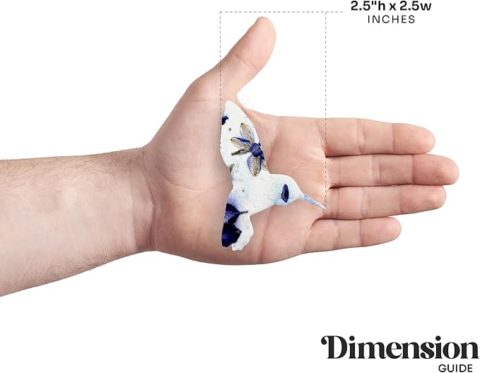 Set of 24 Purple Hummingbird Seed Paper – Plantable Seed Paper Embedded with Wildflower Seeds for Funeral, Memorial & Other Milestone Celebrations