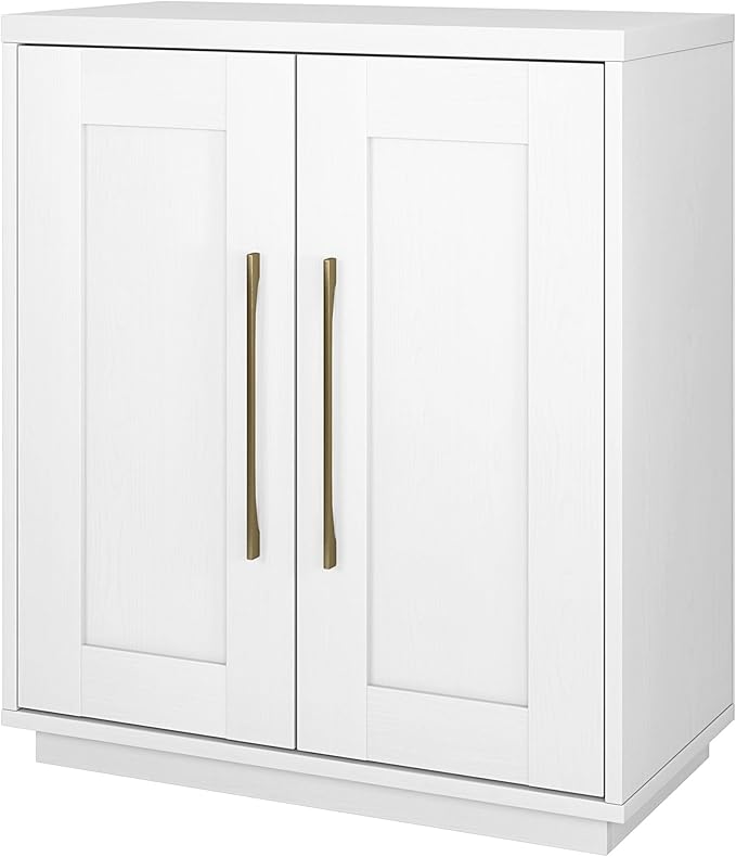 Henn&Hart Tillman Accent Cabinet, 28" Wide, White